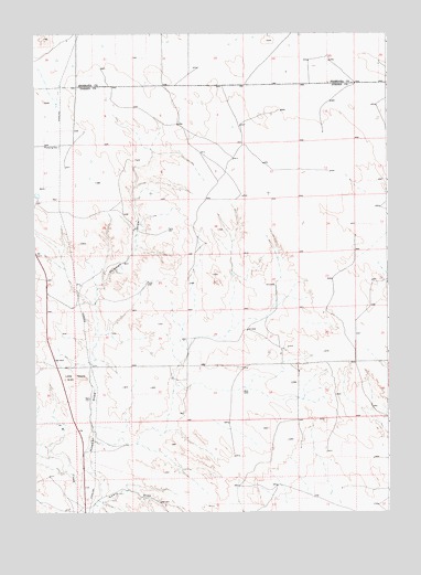 Hileman Draw, WY USGS Topographic Map