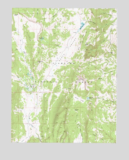 Hilgard Mountain, UT USGS Topographic Map
