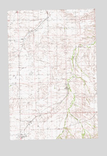 Hilger, MT USGS Topographic Map