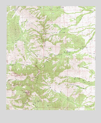 Baboquivari Peak, AZ USGS Topographic Map