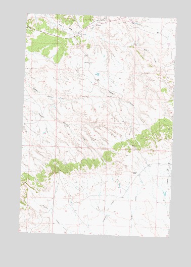 Hill Ranch, MT USGS Topographic Map