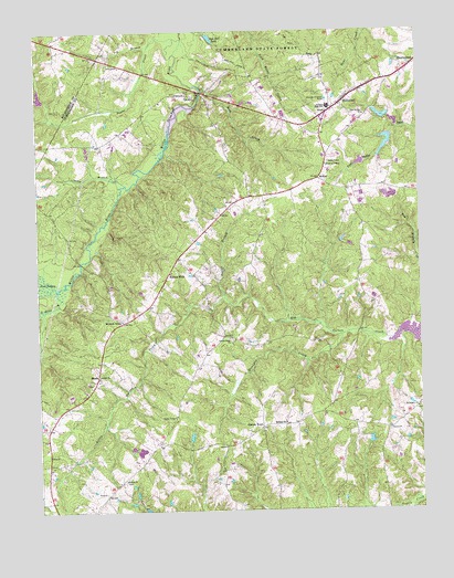 Hillcrest, VA USGS Topographic Map