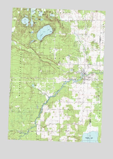 Hillman, MI USGS Topographic Map