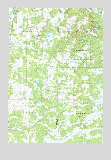 Hillman SE, MN USGS Topographic Map