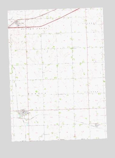 Hills, MN USGS Topographic Map