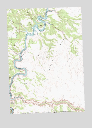 Hillsboro, MT USGS Topographic Map