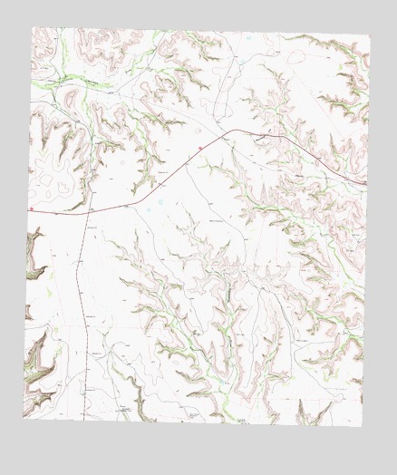 Bachelor Hill, TX USGS Topographic Map
