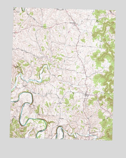 Hillsboro, KY USGS Topographic Map