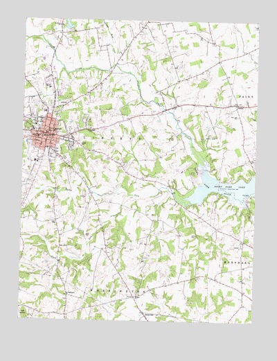 Hillsboro, OH USGS Topographic Map