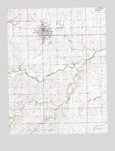 Hillsboro, KS USGS Topographic Map