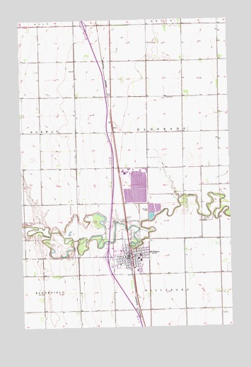 Hillsboro, ND USGS Topographic Map