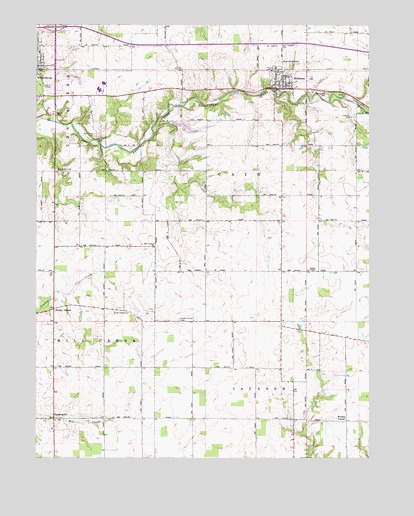 Hillsboro, IN USGS Topographic Map