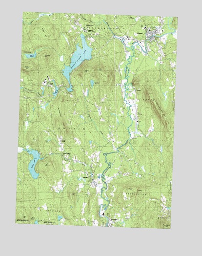 Hillsboro, NH USGS Topographic Map