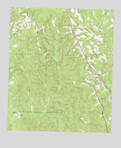 Hillsboro, GA USGS Topographic Map