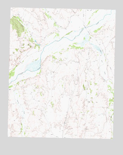 Adobe Creek SW, TX USGS Topographic Map