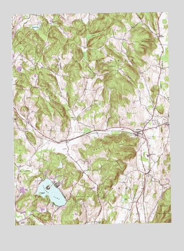 Hillsdale, NY USGS Topographic Map