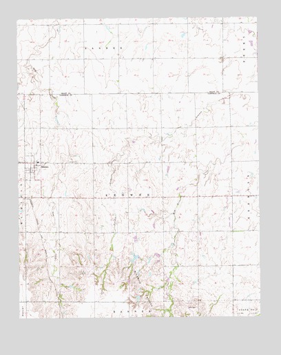 Hillsdale, OK USGS Topographic Map