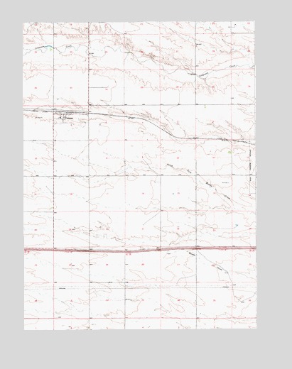 Hillsdale, WY USGS Topographic Map