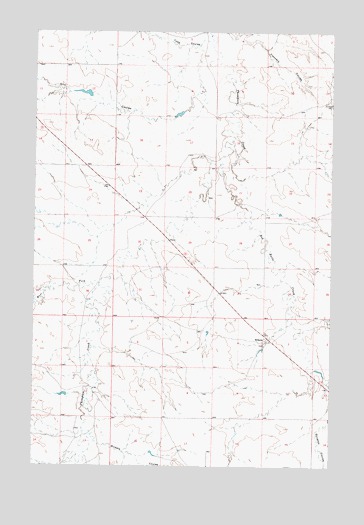 Hillside, MT USGS Topographic Map