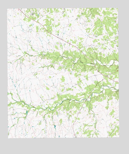 Bachelor Peak, TX USGS Topographic Map