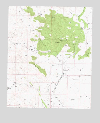 Hillside, AZ USGS Topographic Map
