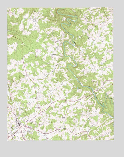 Hillsville, VA USGS Topographic Map