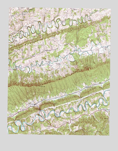 Hiltons, VA USGS Topographic Map