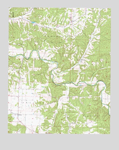 Hindsville, AR USGS Topographic Map
