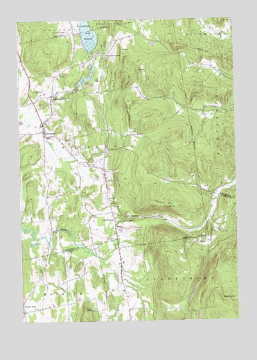 Hinesburg, VT USGS Topographic Map