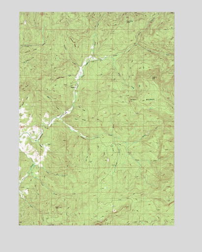 Hinkle Creek, OR USGS Topographic Map
