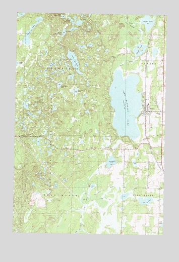 Backus, MN USGS Topographic Map