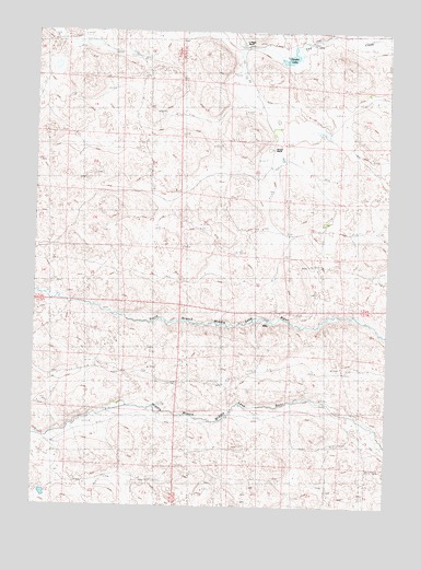 Hire, NE USGS Topographic Map