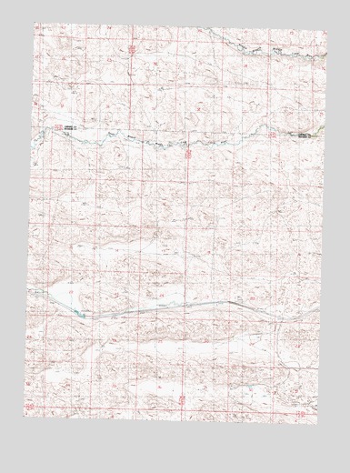 Hire SE, NE USGS Topographic Map