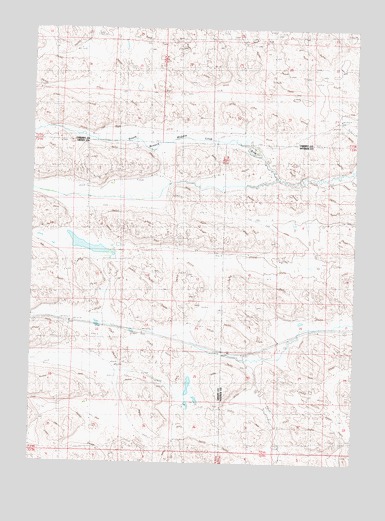 Hire SW, NE USGS Topographic Map