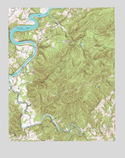 Hiwassee, VA USGS Topographic Map