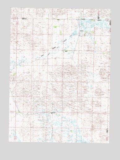 Hoagland NE, NE USGS Topographic Map
