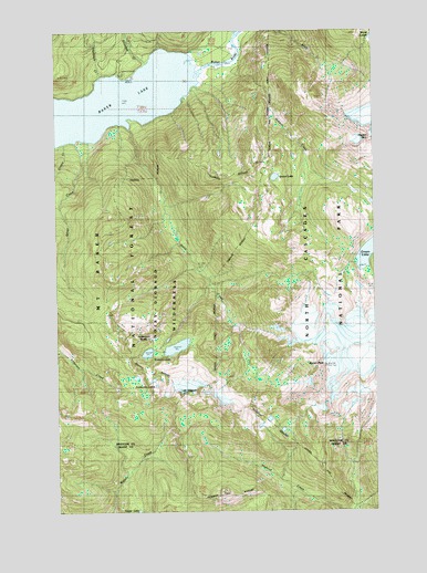 Bacon Peak, WA USGS Topographic Map