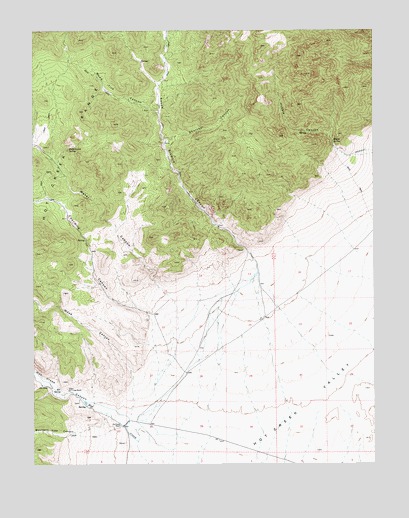Hobble Canyon, NV USGS Topographic Map