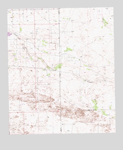 Hobbs SE, TX USGS Topographic Map