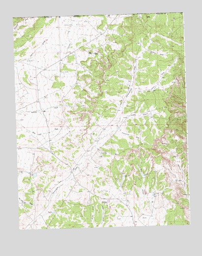 Adobe Downs Ranch, NM USGS Topographic Map