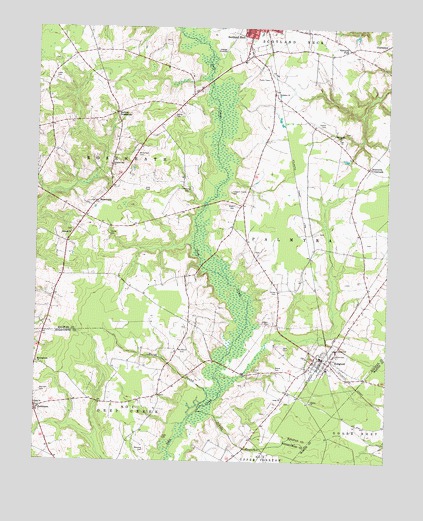 Hobgood, NC USGS Topographic Map