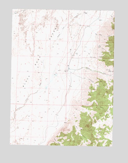 Hobo Canyon, NV USGS Topographic Map