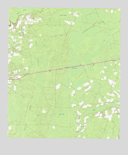 Hoboken East, GA USGS Topographic Map