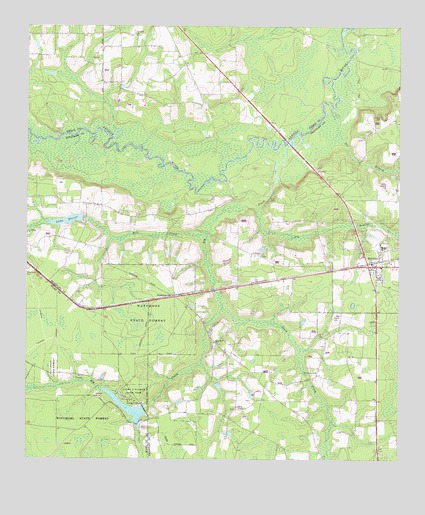 Hoboken West, GA USGS Topographic Map