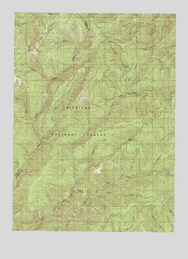 Hobson Horn, OR USGS Topographic Map