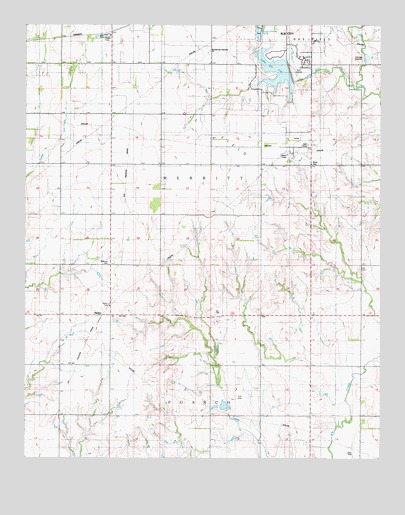 Hocker, OK USGS Topographic Map