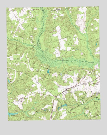 Hoffman, NC USGS Topographic Map
