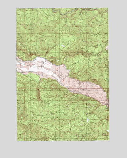 Hoffstadt Mountain, WA USGS Topographic Map
