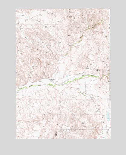 Hog Cove Butte, ID USGS Topographic Map