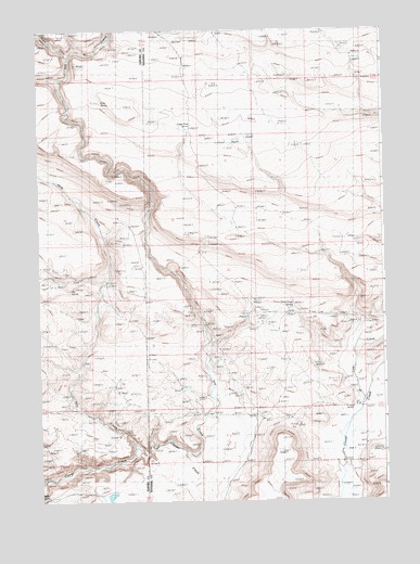 Hog Creek, ID USGS Topographic Map